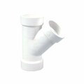 American Imaginations 4 in. White Y PVC Sewer Wye AI-38068
